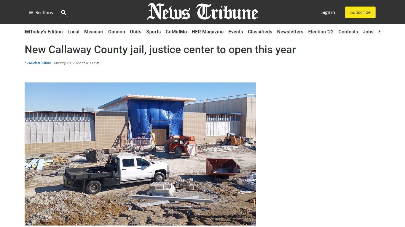 New Callaway County jail, justice center to open this year - News Tribune